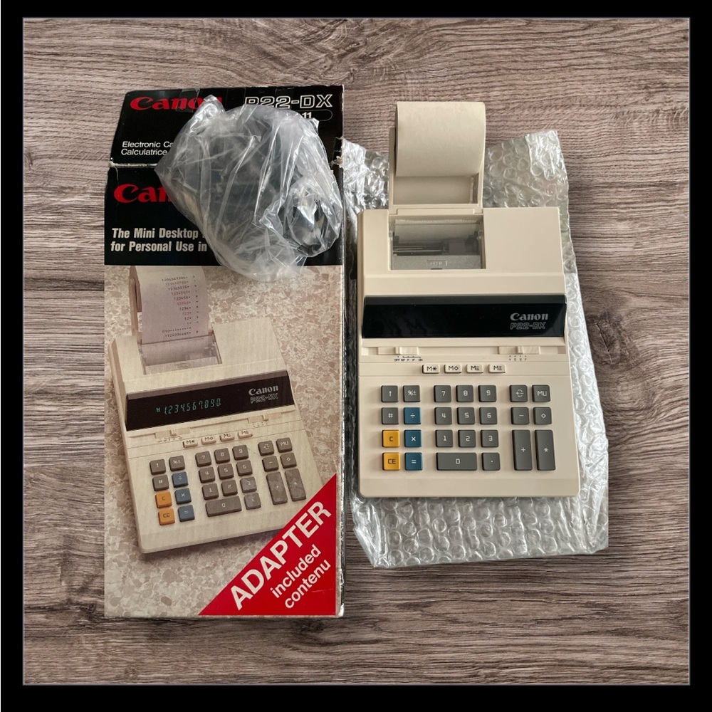 Canon P22 DH V Printing Calculator